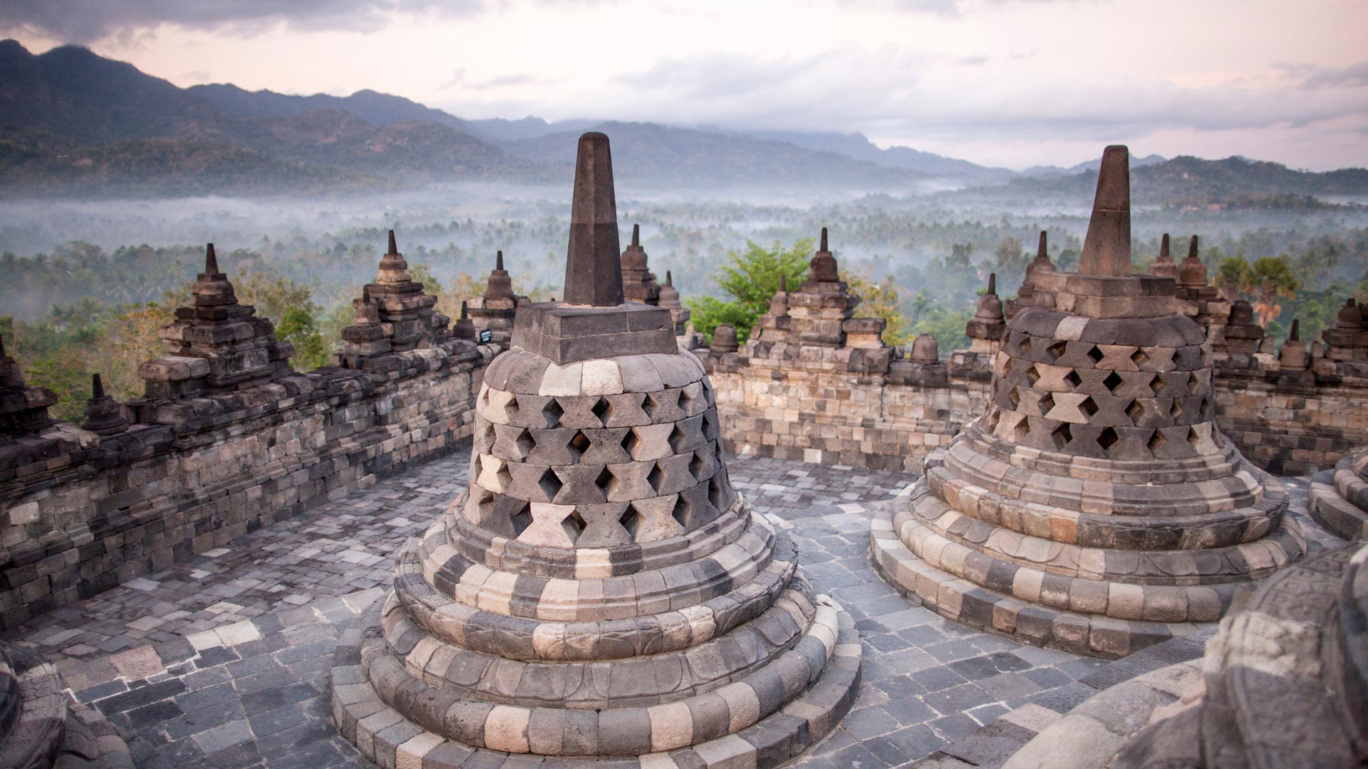 Bing Hd Wallpaper Dec Borobudur Temple Java Indonesia