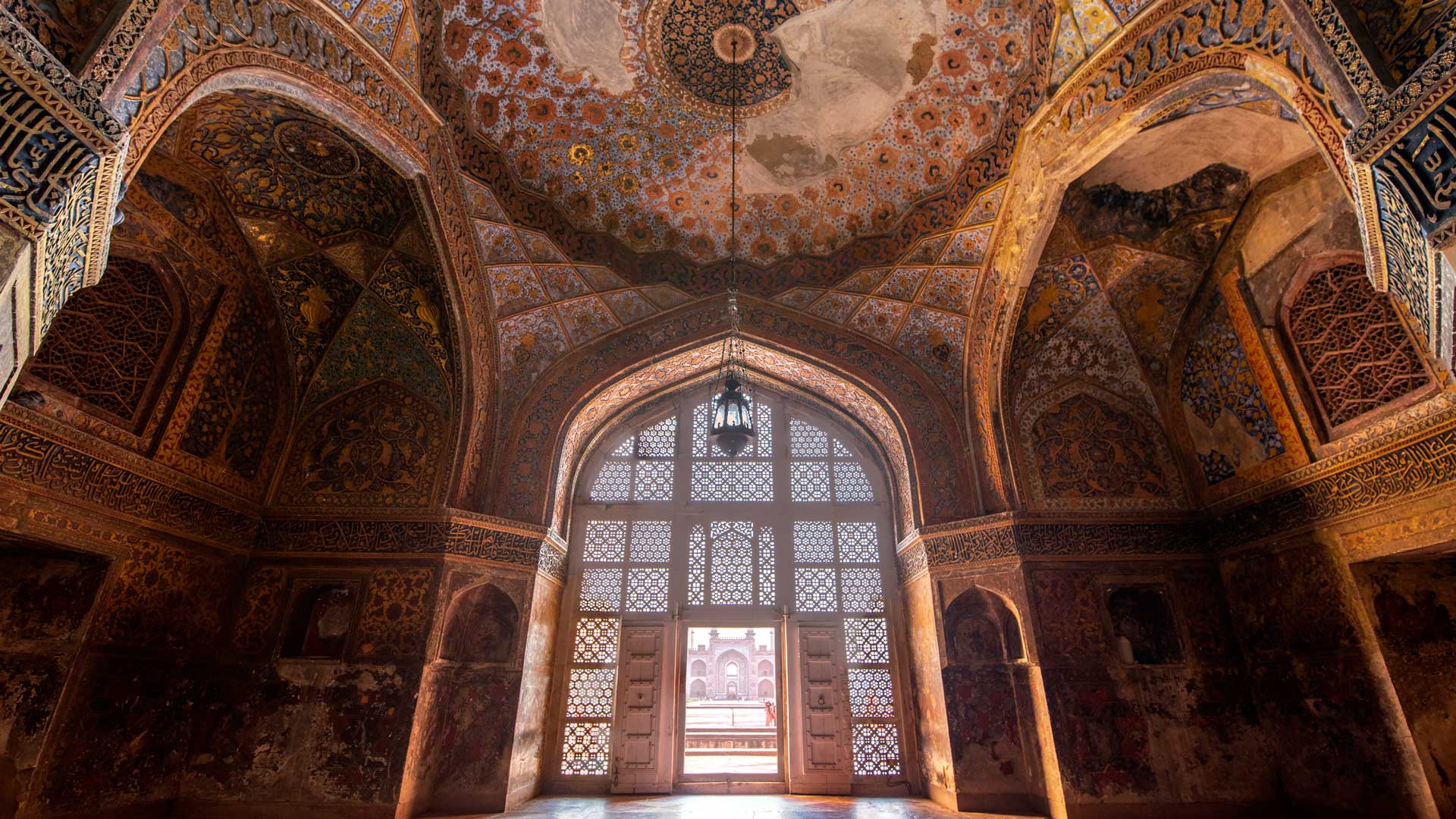Akbars tomb, Agra, Uttar Pradesh
