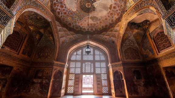 Akbars tomb, Agra, Uttar Pradesh