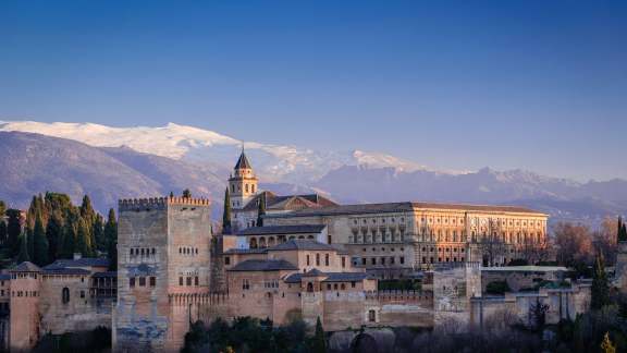 La Alhambra vista desde el Albaic&iacute;n, Granada, Andaluc&iacute;a