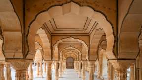 Fort Amber bei Jaipur, Rajasthan, Indien