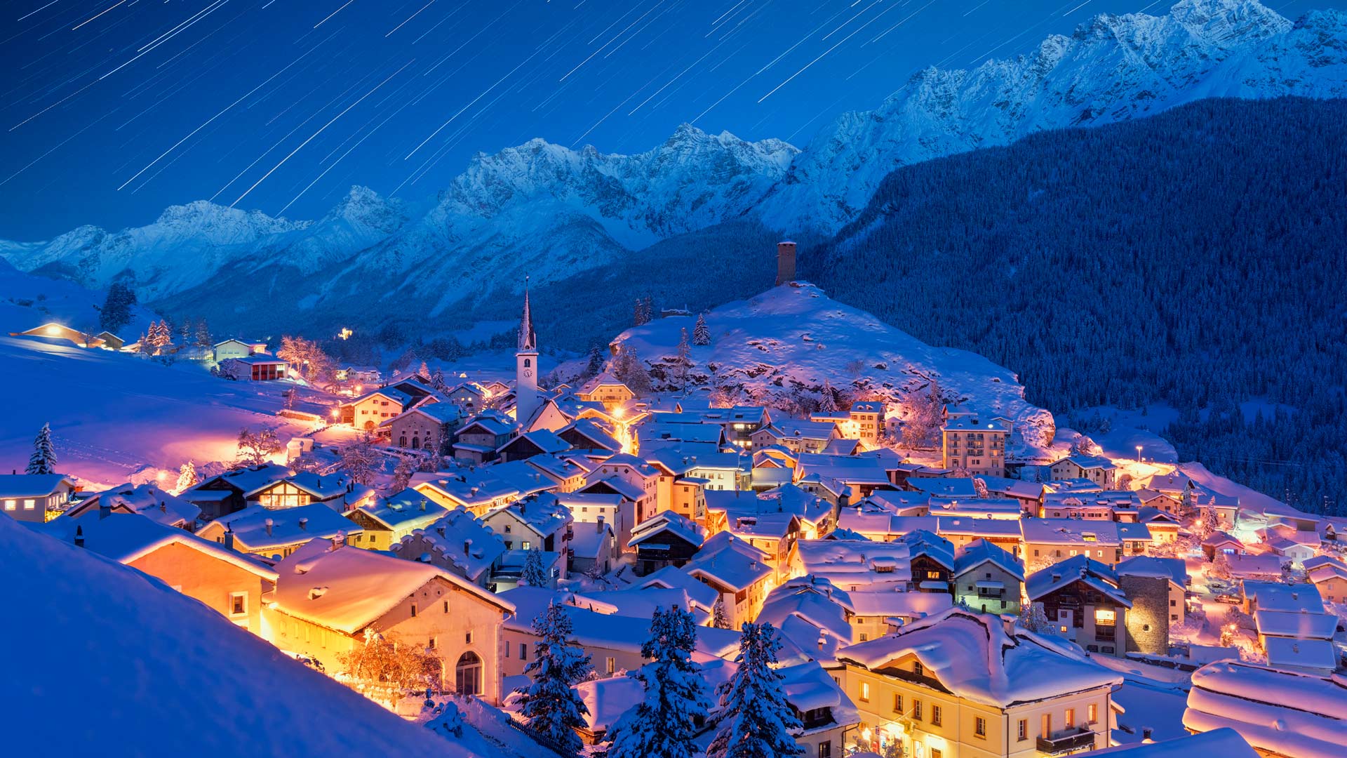 Bing HD Wallpaper Jan 2, 2025: Ardez village, Graubunden, Switzerland ...