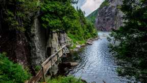 Avalanche Lake Trail at Adirondack High Peaks, New York, United States