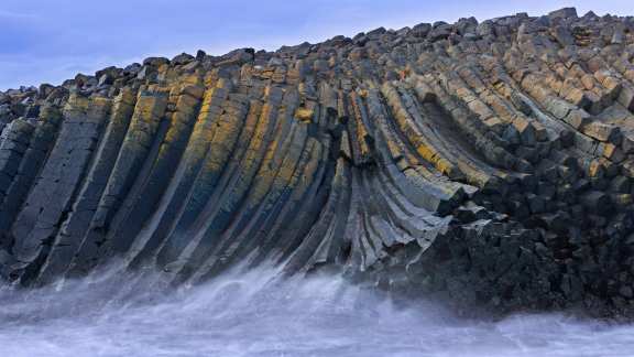 Colonnes de basalte de Kálfshamarsvík, Skagi, Islande