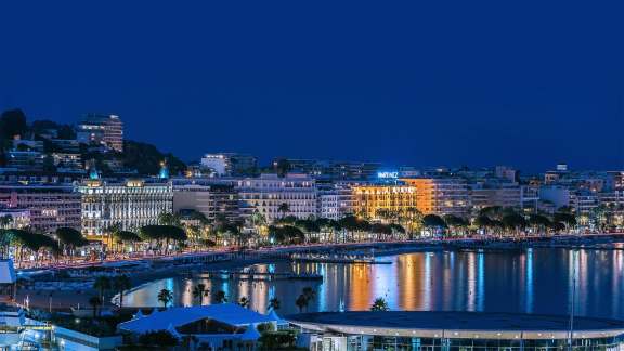 Cannes, France, in the spotlight