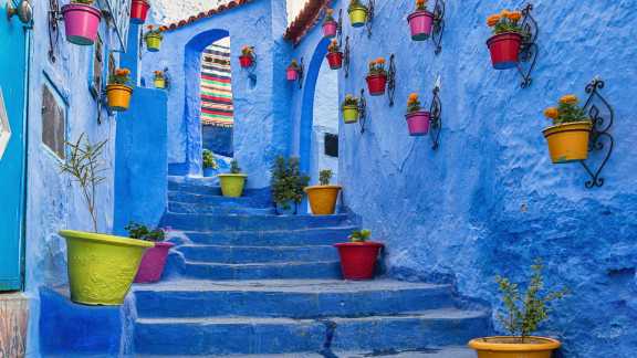 Blue walls of Chefchaouen, Morocco