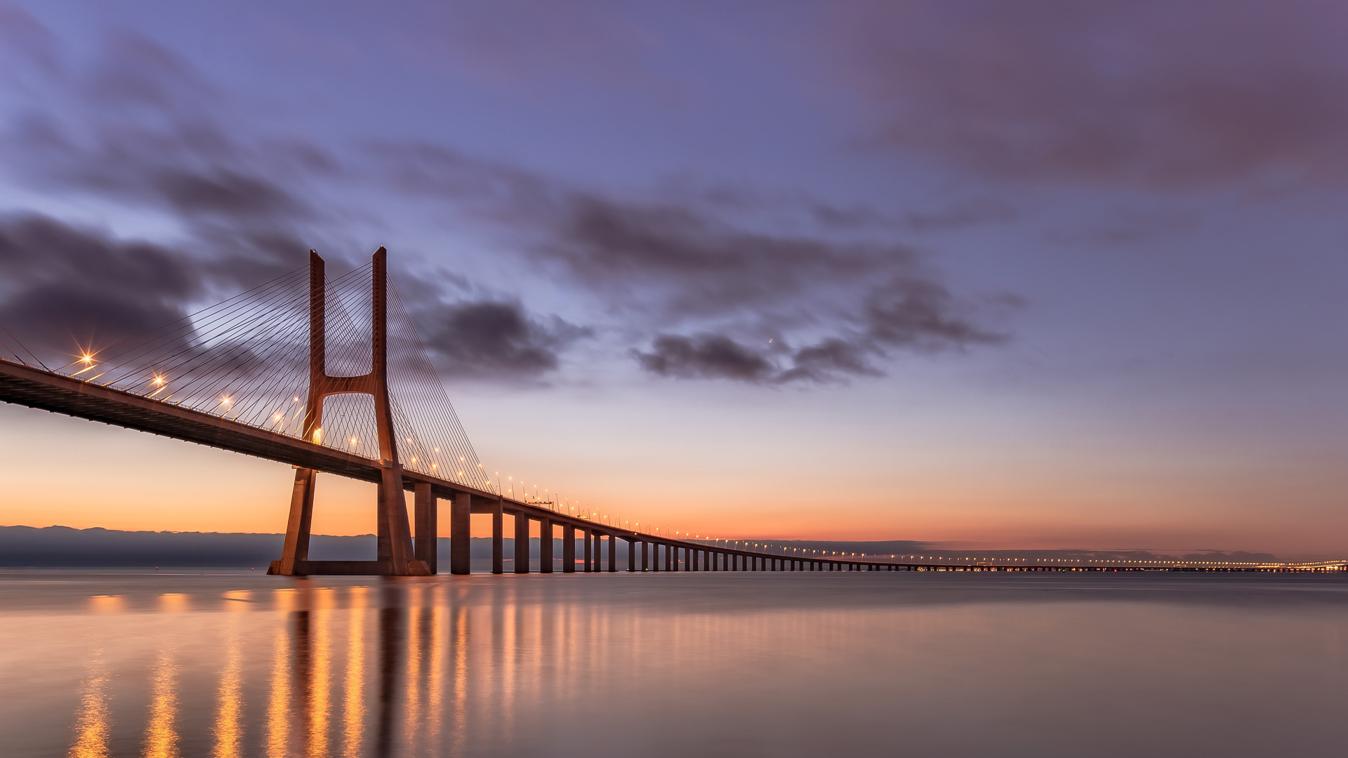 Bing HD Wallpaper Sep 10, 2024: Vasco da Gama Bridge, Lisbon, Portugal ...