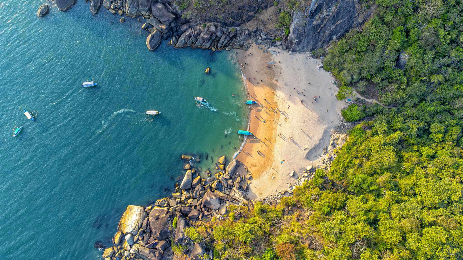 Butterfly Beach in Canacona, South Goa