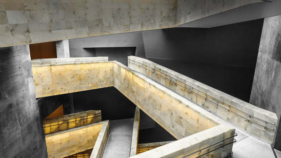 Where are these illuminated walkways?