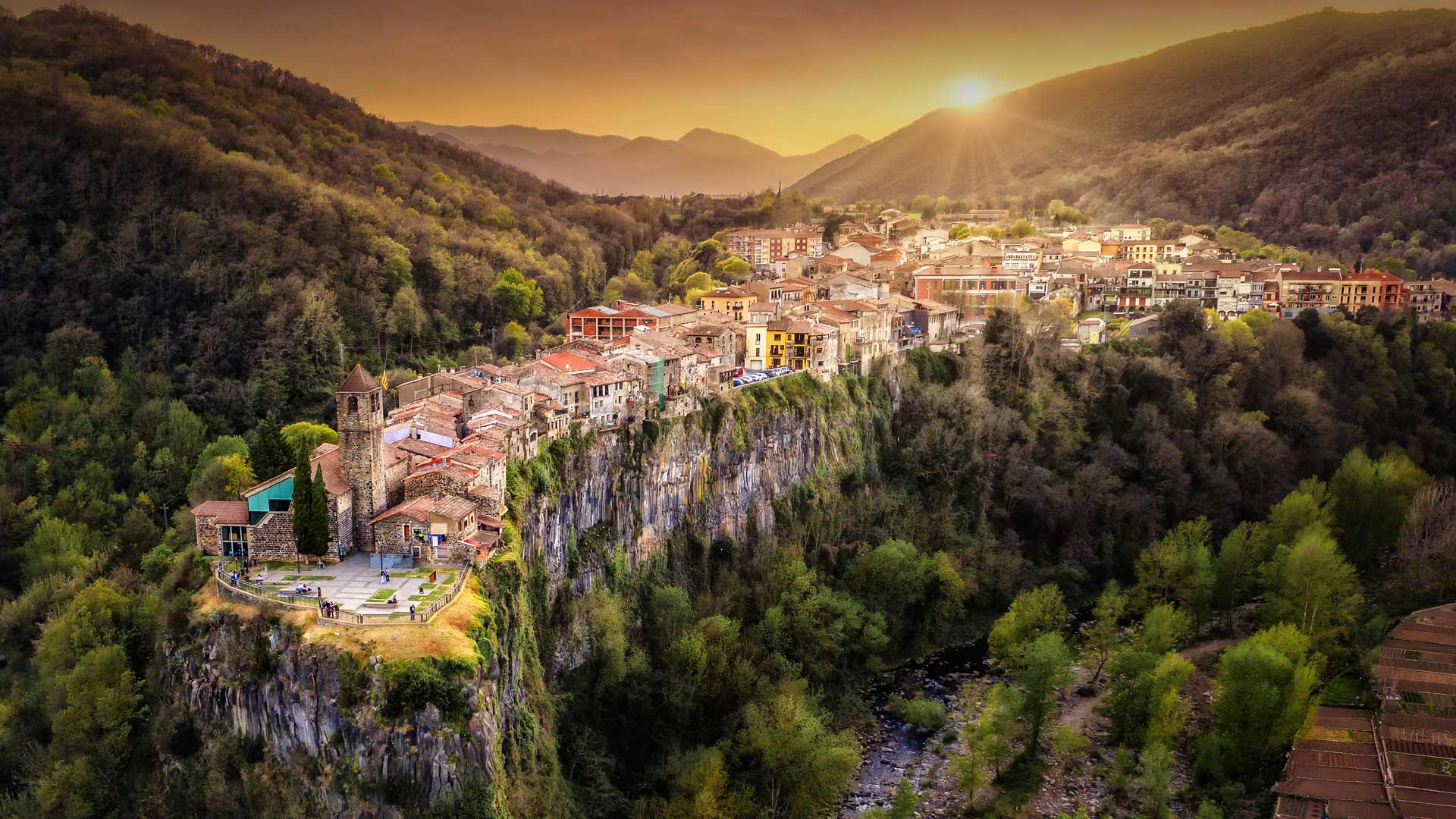 Bing HD Wallpaper 29 Aug 2024: Castellfollit de la Roca, Catalonia ...