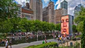 Crown Fountain by Jume Plensa at Millennium Park in Chicago