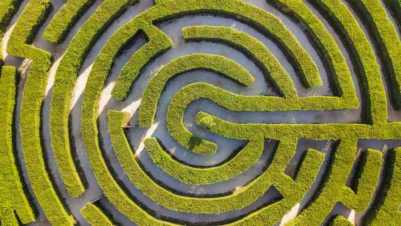 Ein wunderschönes Labyrinth