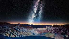 Milky Way over Zabriskie Point, California