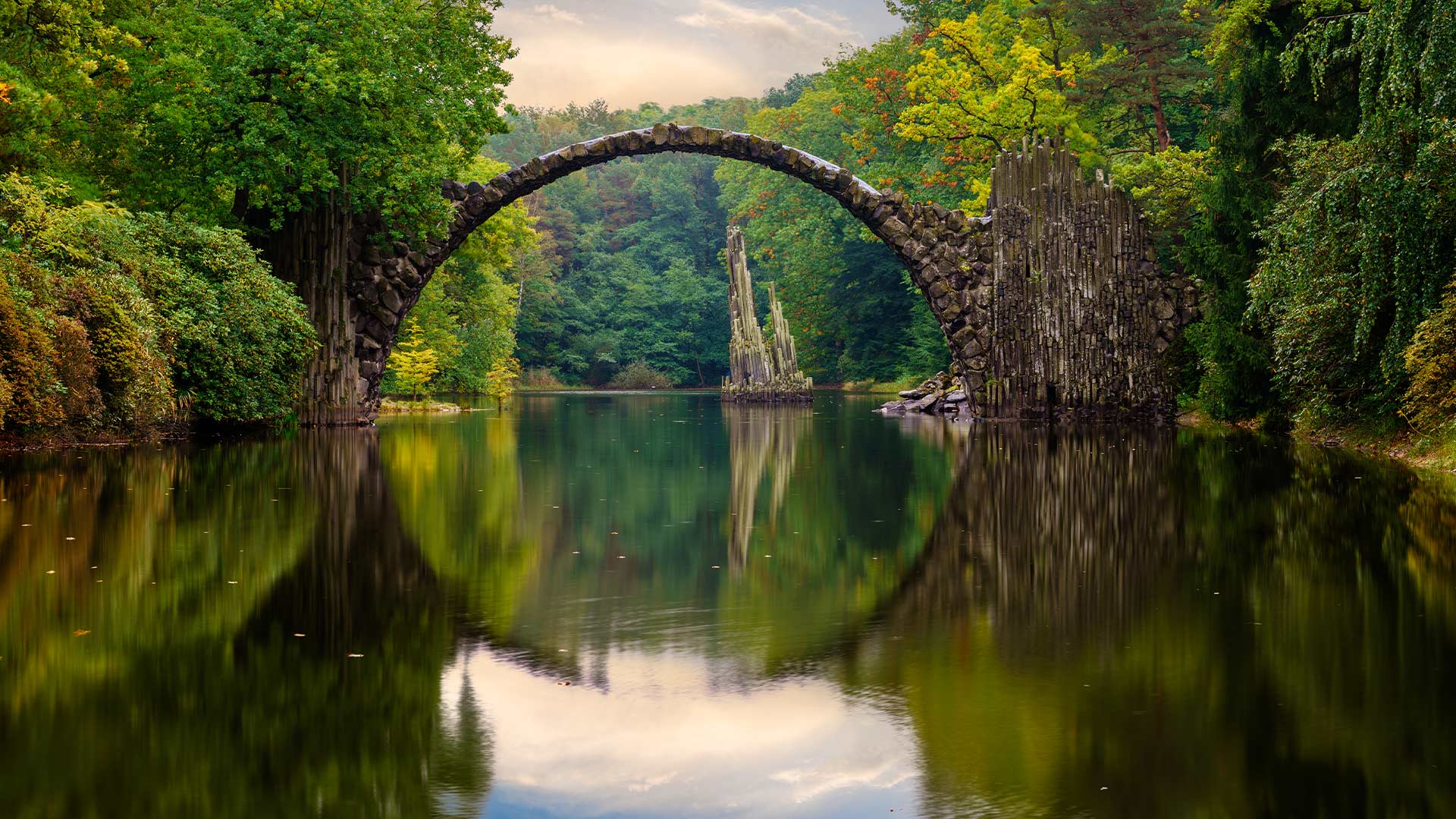 Bing Image Devils Bridge Kromlau Saxony Germany Bing Wallpaper 
