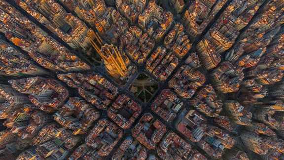 La Sargrada Familia, Barcelona, España