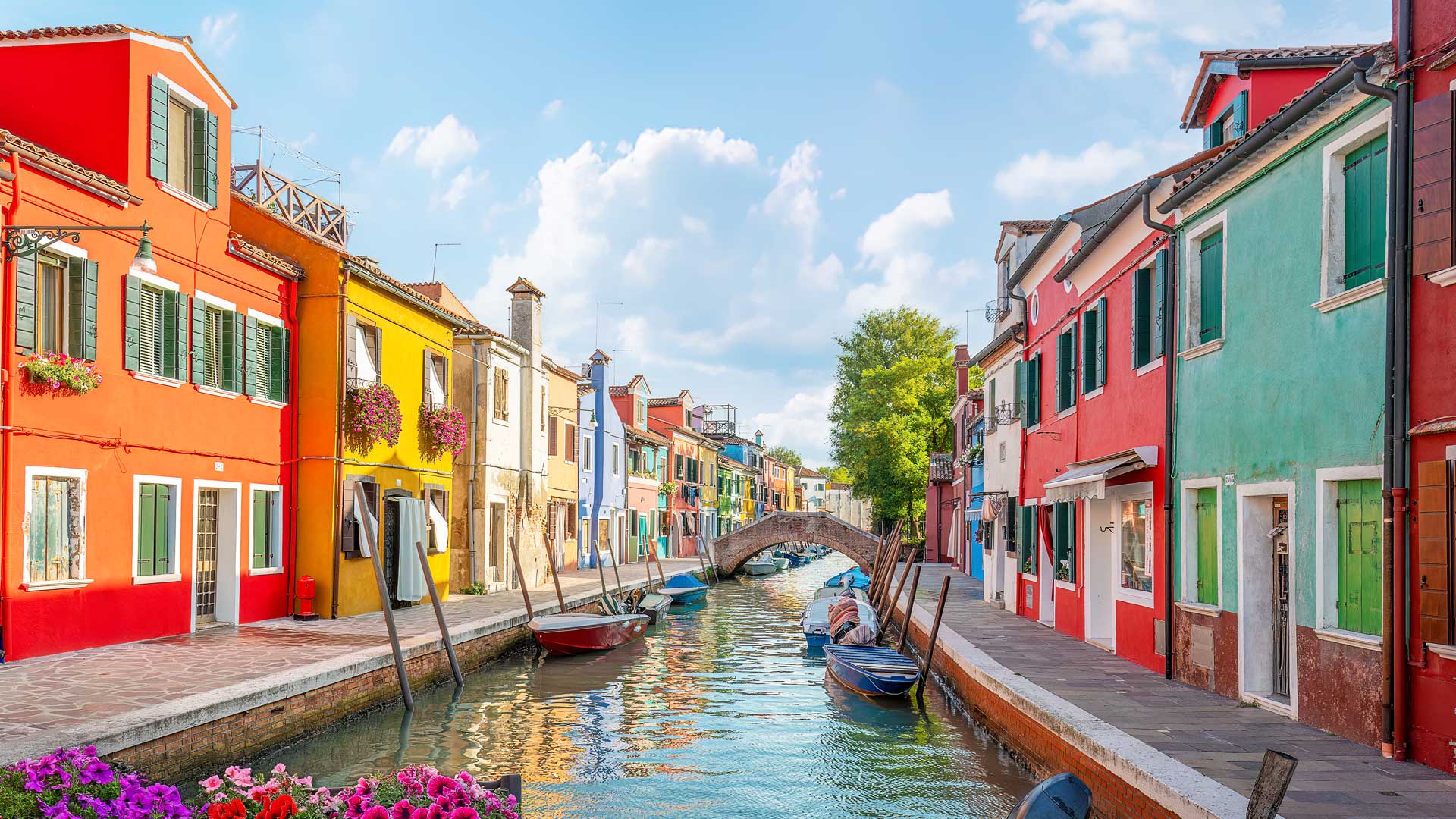 Lisola colorata di Venezia