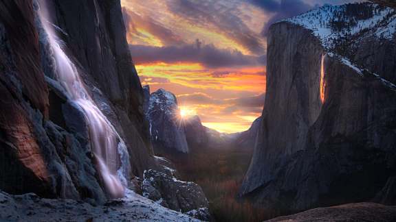 Horsetail Fall, Yosemite National Park, California