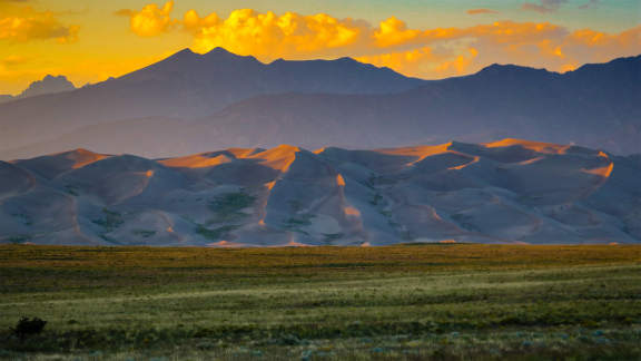 Mountains of sand