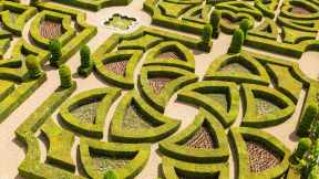 Garden at Château de Villandry, Loire Valley, France