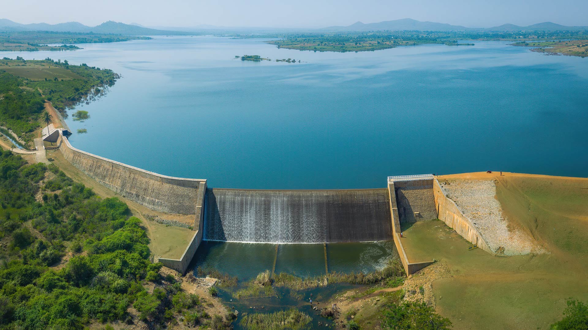 Gayathri Reservoir, Karnataka, India