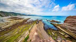 Flysch en Zumaia, País Vasco, España