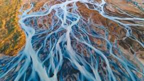 Glacial rivers in Iceland