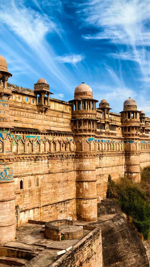 Man Singh Palace, Gwalior Fort, | Stock Photo