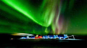 Southern lights for Antarctica Day