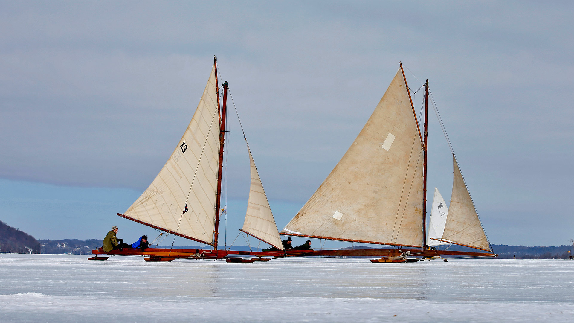 Sailing on thick ice