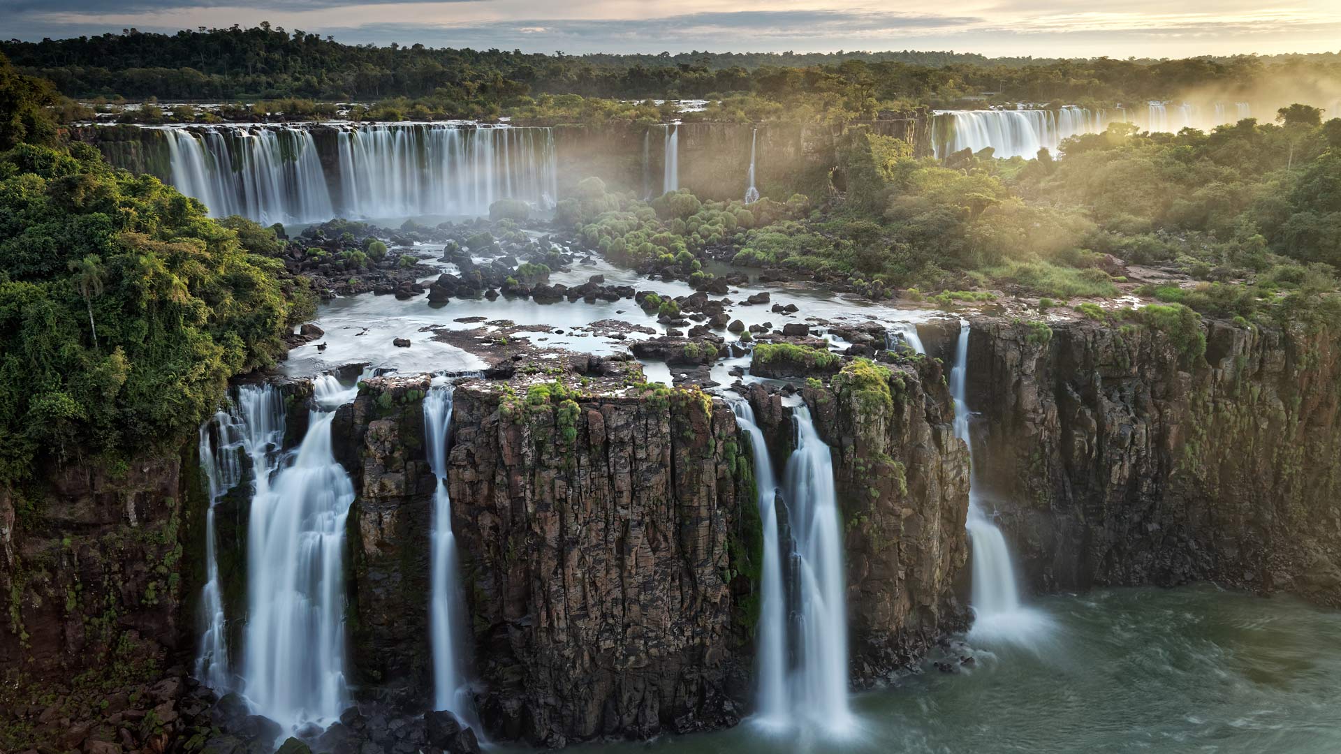 The Three Musketeers Falls at Iguazú Falls, Argentina
