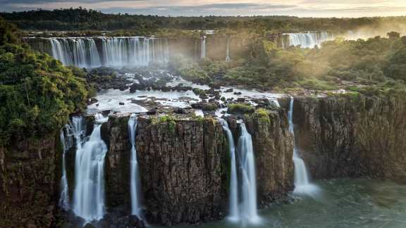 The Three Musketeers Falls at Iguazú Falls, Argentina