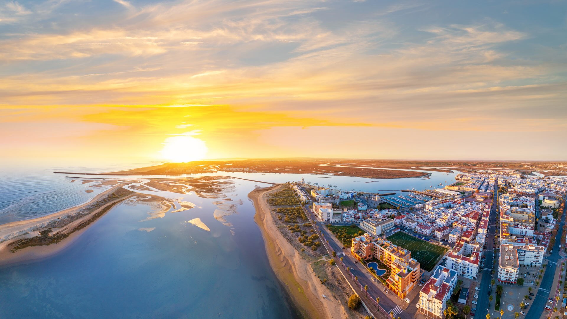 Isla Cristina en Huelva, Andaluc&iacute;a, Espa&ntilde;a