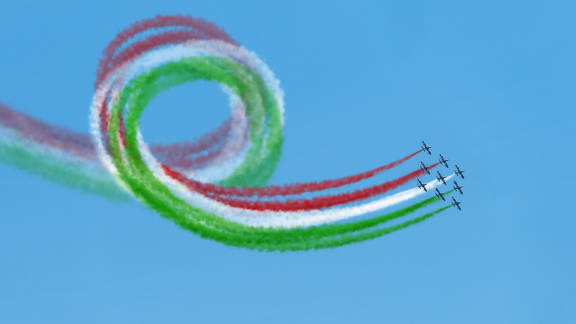 Il fascino delle frecce tricolori