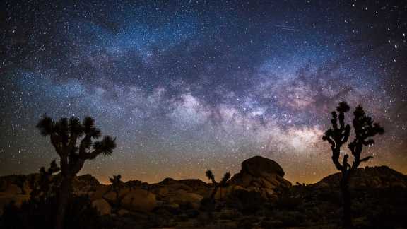 沙漠上空的星海