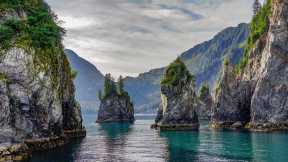 Spire Cove in Kenai Fjords National Park, Seward, Alaska