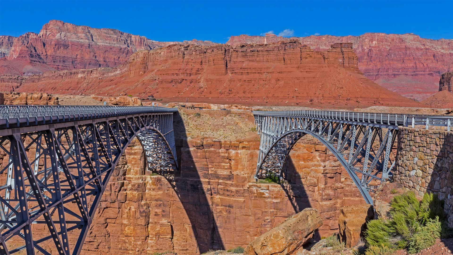 Navajo Bridge in Marble Canyon