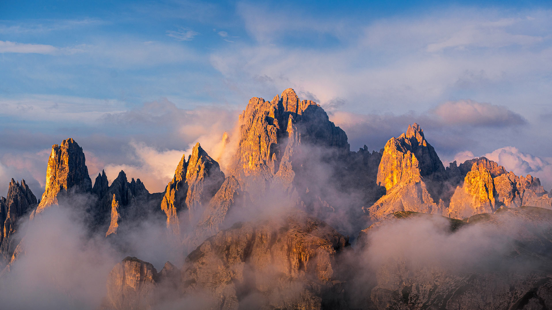 Cadini di Misurina, Dolomiten, Venetien, Italien