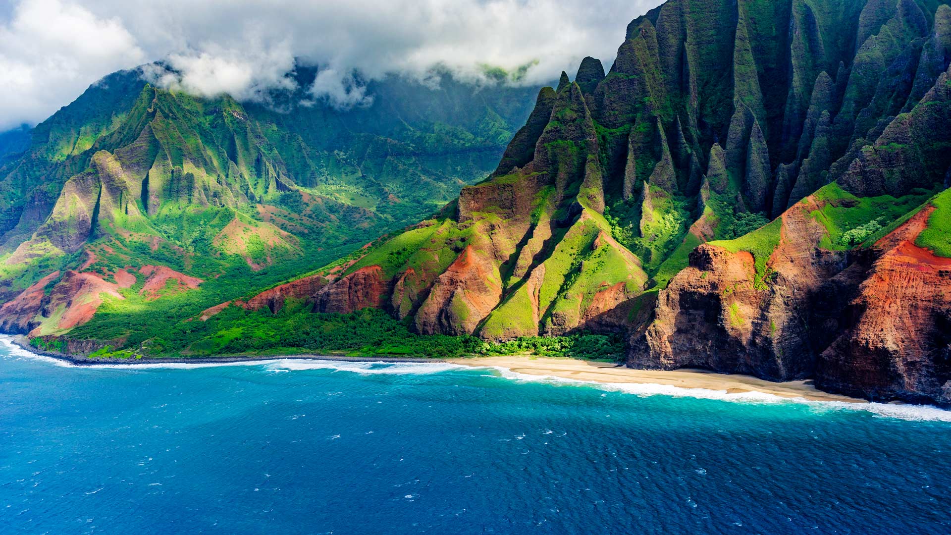 Bing Image Kalalau Beach On The N Pali Coast Hawaii United States 