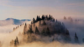 Mountain mists over Bavaria