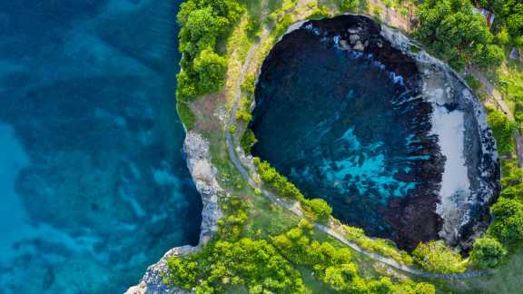 Broken Beach in Nusa Penida, Bali, Indonesia
