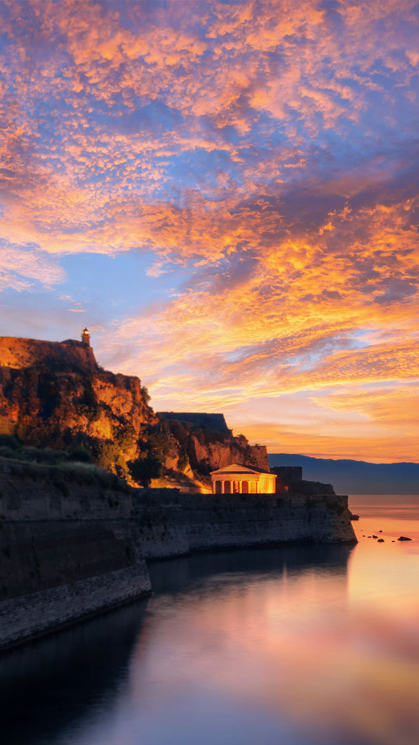 Old Fortress in Corfu, Greece