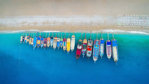 Pantone spiagge della Turchia