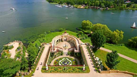 Schlossinsel mit Ausblick