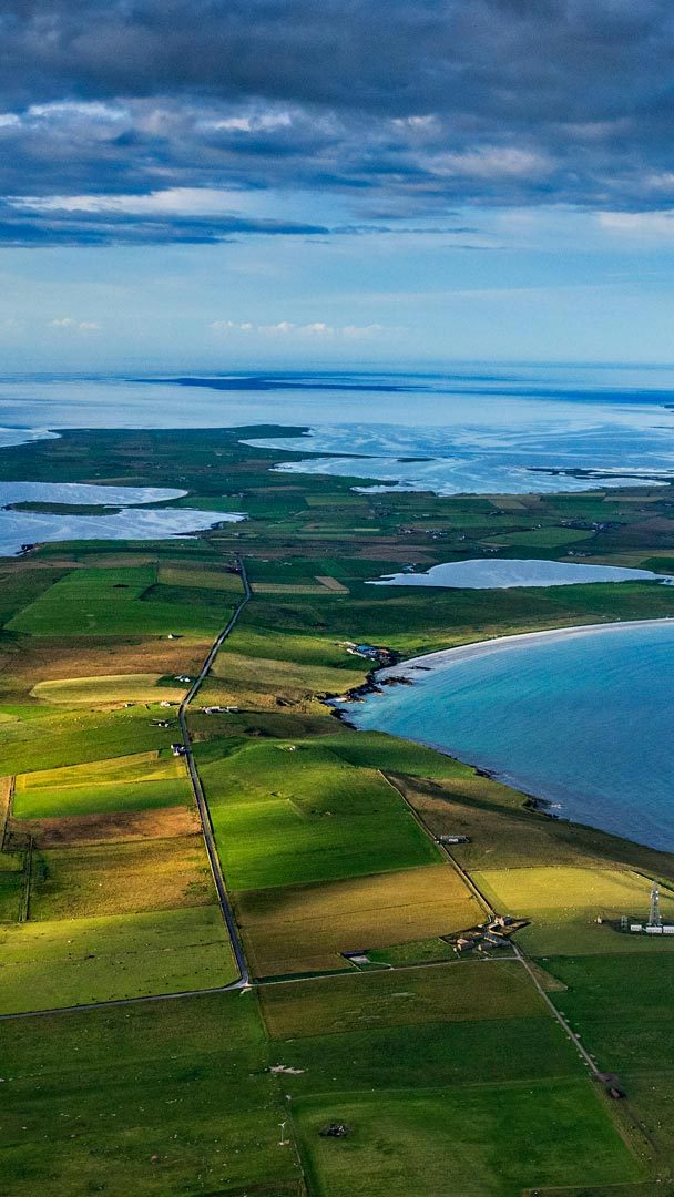 Sanday Island and the North Sea, Scotland