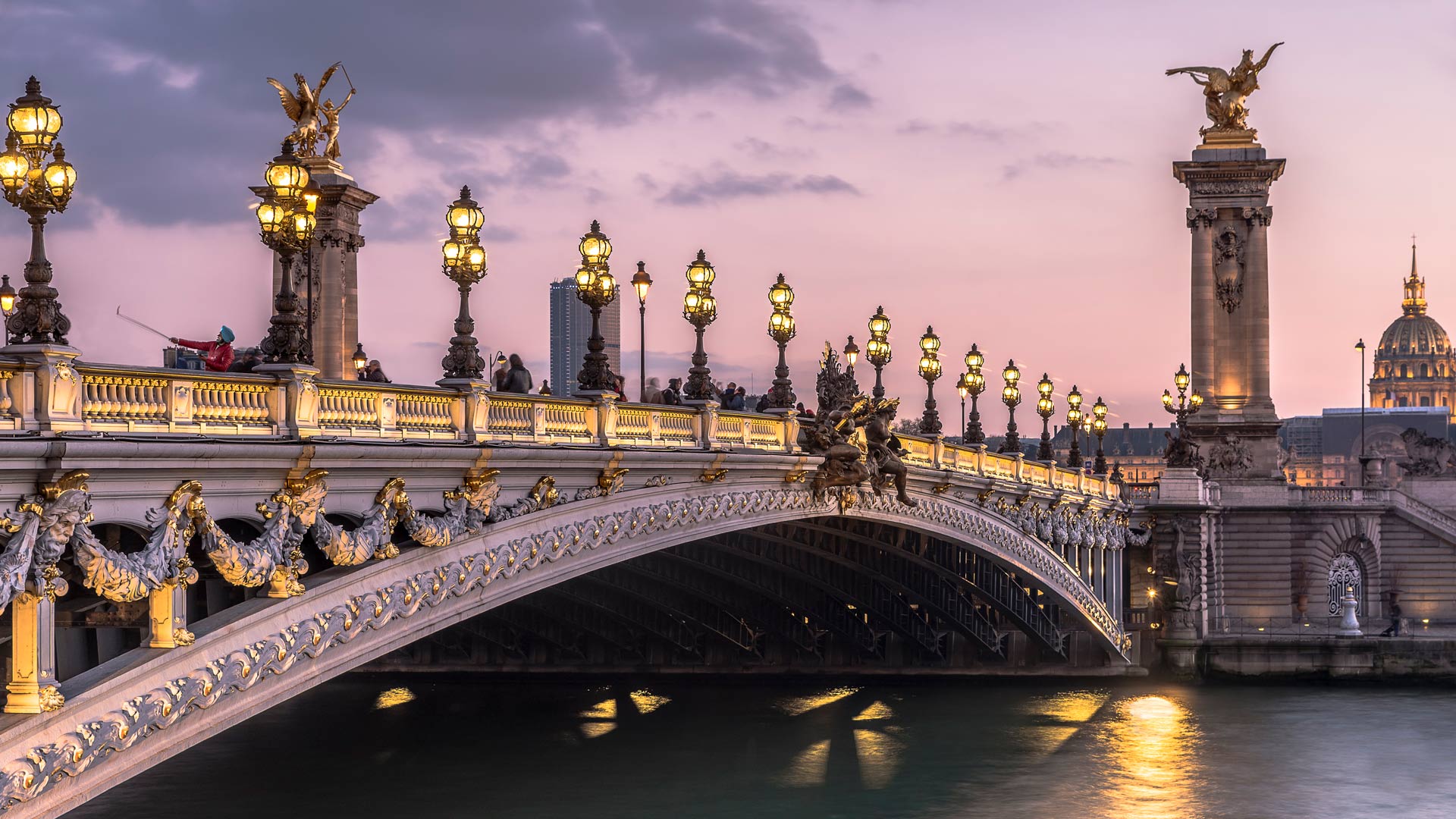 Brücke Alexandre III., Paris, Frankreich