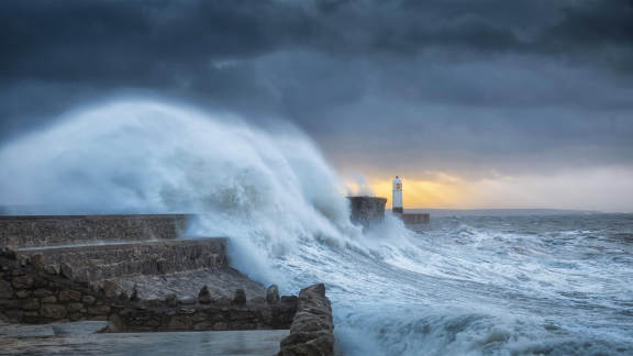 Porthcawl Lighthouse, Wales, UK