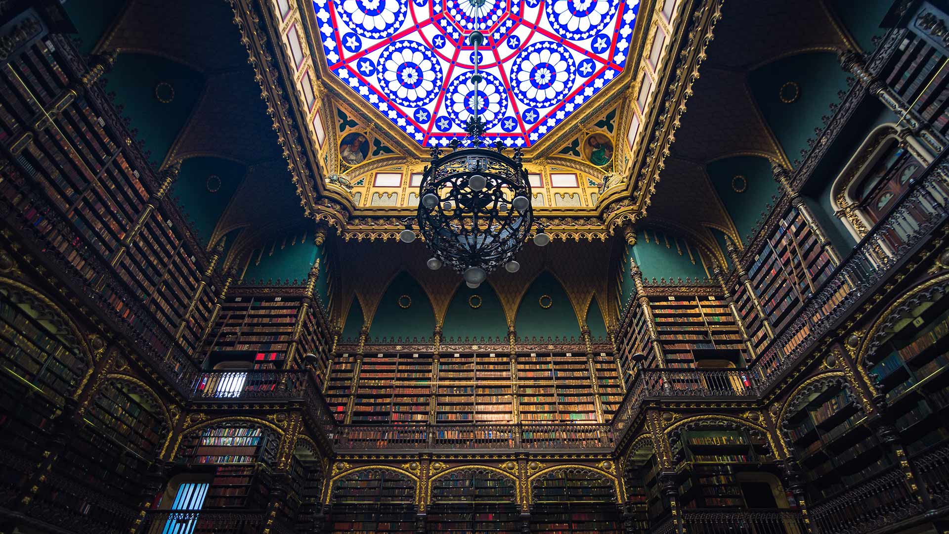 Royal Portuguese Cabinet of Reading, Rio de Janeiro, Brazil