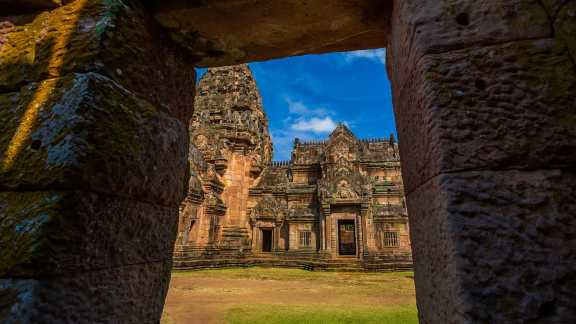 Bing image: Prasat Phanom Rung temple ruins, Thailand - Bing Wallpaper ...