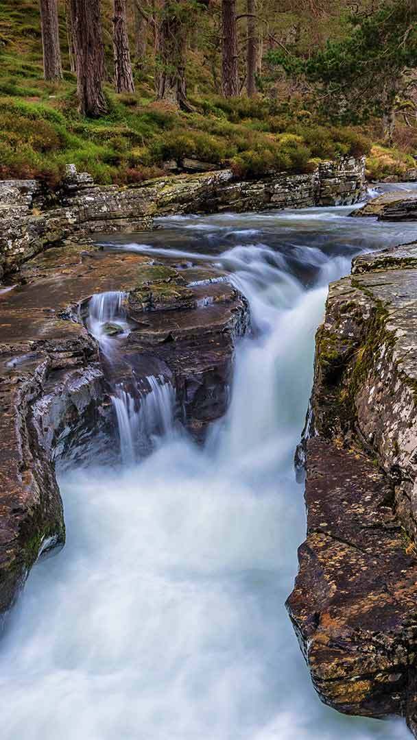 River Quoich in Aberdeenshire, Scotland