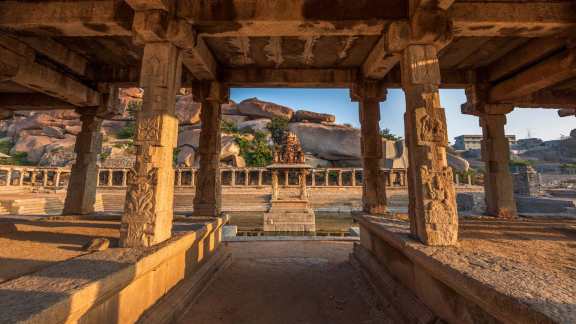 Pushkarni, Sri Krishna Temple, Hampi, Karnataka